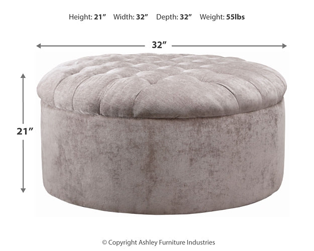 Carnaby Oversized Accent Ottoman