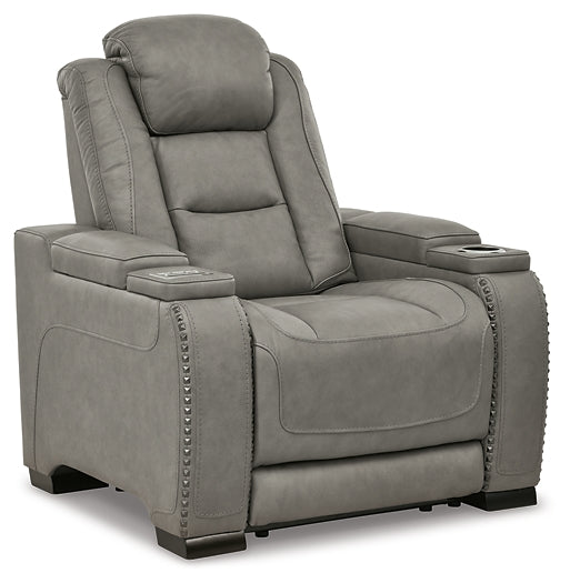 The Man-Den PWR Recliner/ADJ Headrest