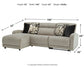 Colleyville 3-Piece Power Reclining Sectional with Chaise