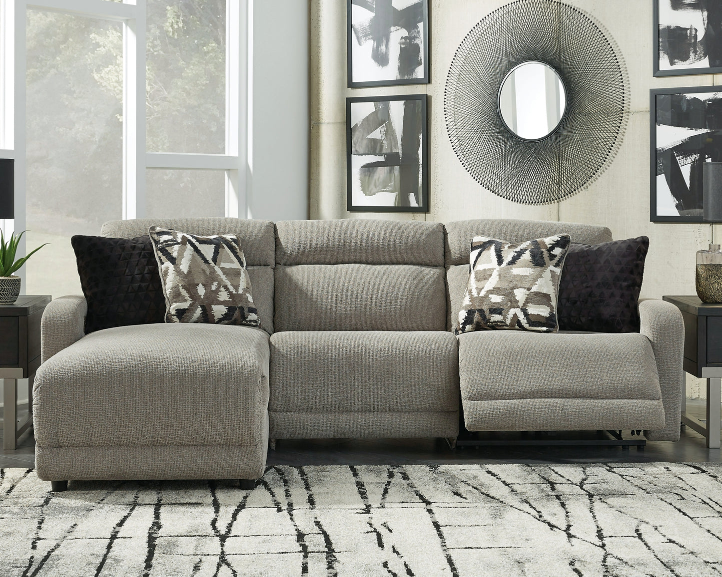 Colleyville 3-Piece Power Reclining Sectional with Chaise