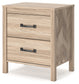 Battelle Two Drawer Night Stand