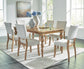 Rybergston Dining Table and 6 Chairs