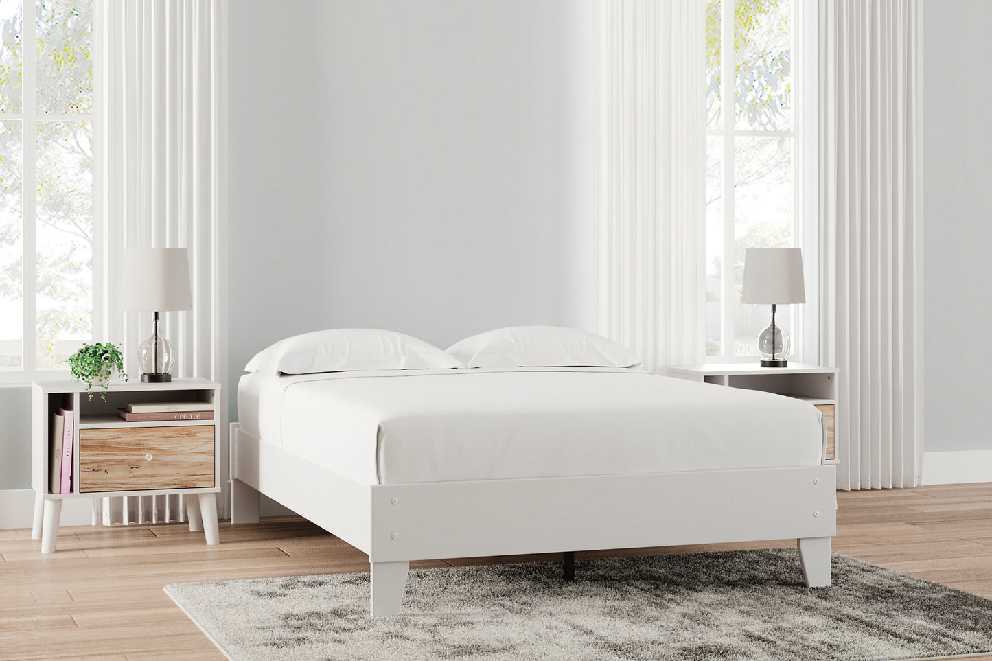 Piperton Full Platform Bed with Dresser