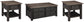 Tyler Creek Coffee Table with 2 End Tables